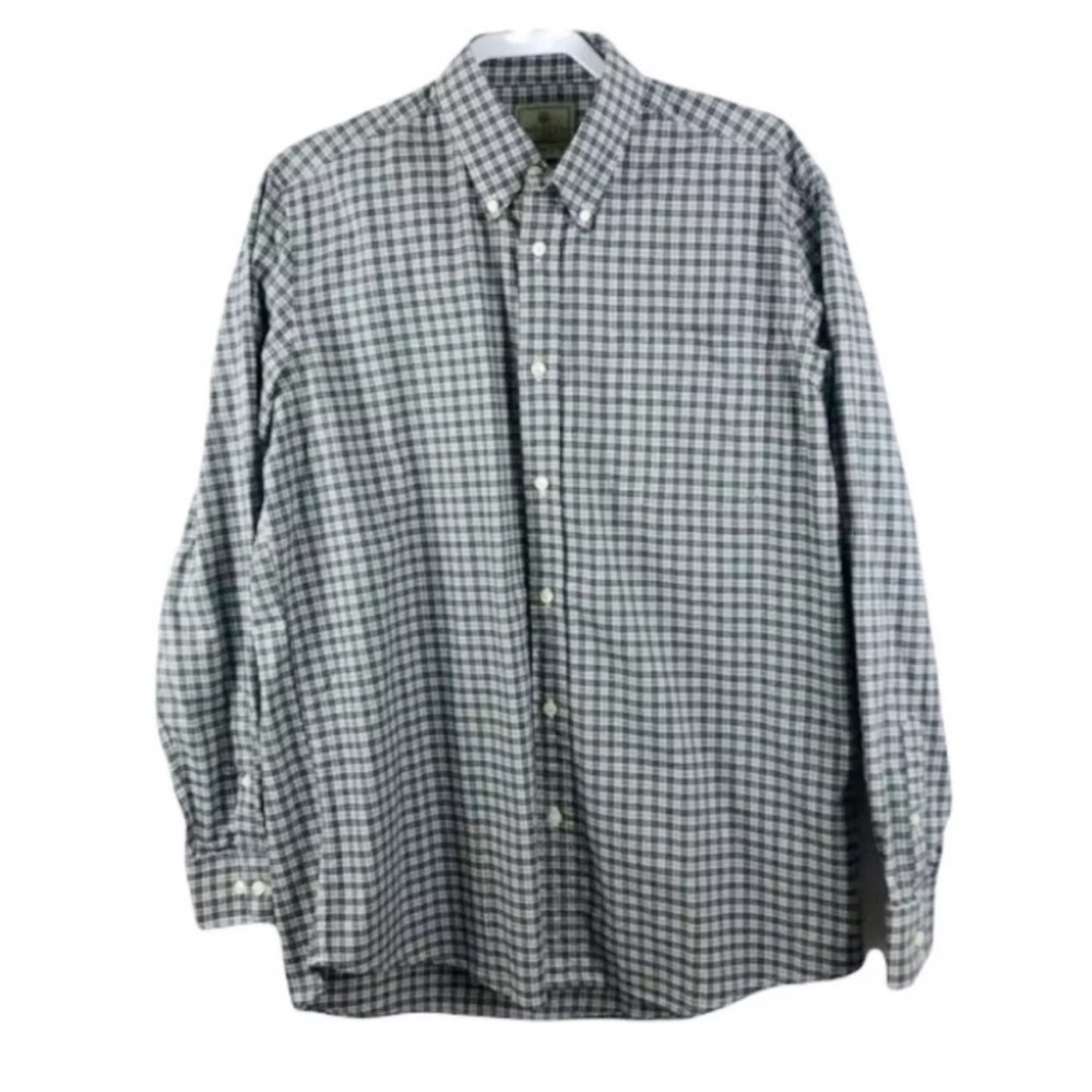 Beretta Plaid Checkered Button Down Long Sleeve Shirt